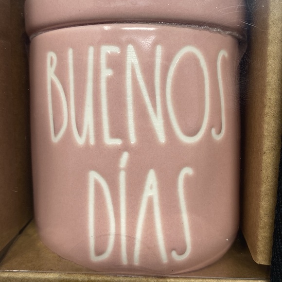 Rae Dunn Magneta 2 Small looped Knob Canisters Ceramic NWT - Picture 2 of 5